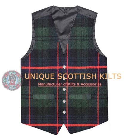 Armstrong Modern Tartan Waistcoat Kilt Vest
