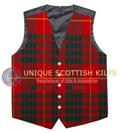Cameron Modern Tartan Waistcoat Kilt Vest