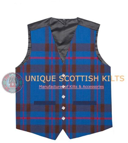 Elliot Modern Tartan Waistcoat Kilt Vest