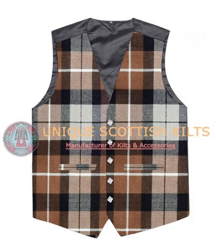Graham Montrose Weathered Tartan Waistcoat Kilt Vest