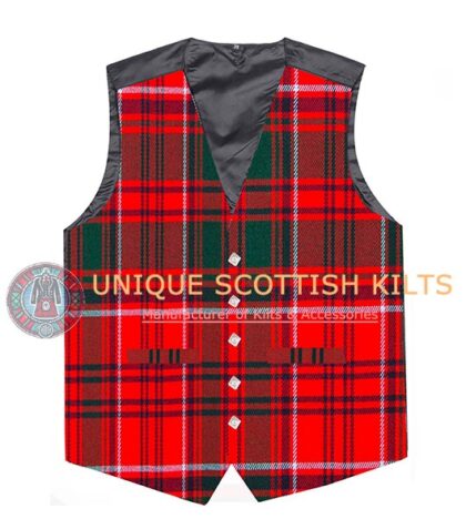 Grant Tartan Weathered Tartan Waistcoat Kilt Vest