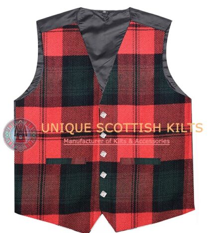 Clan Kerr Tartan Waistcoat Kilt Vest