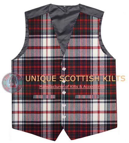 MacDonald Dress  Tartan Waistcoat Kilt Vest