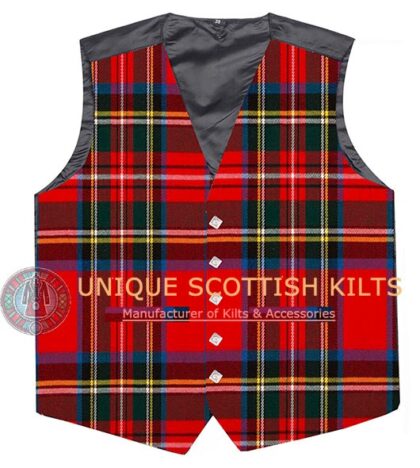 Royal Stewart Modern tartan Waistcoat Kilt Vest