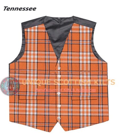 Tennessee Tartan Waistcoat Kilt Vest