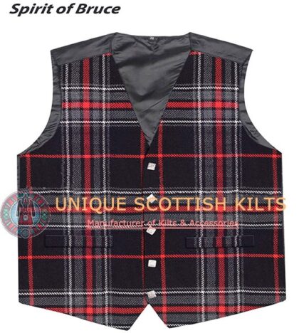 Spirit Of Bruce Tartan Waistcoat Kilt Vest