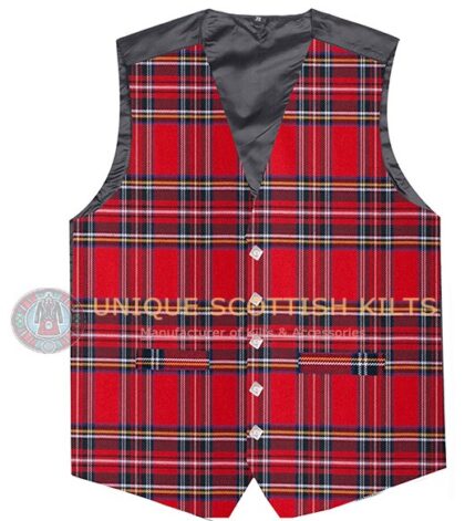 Royal Stewart Tartan Waistcoat Kilt Vest