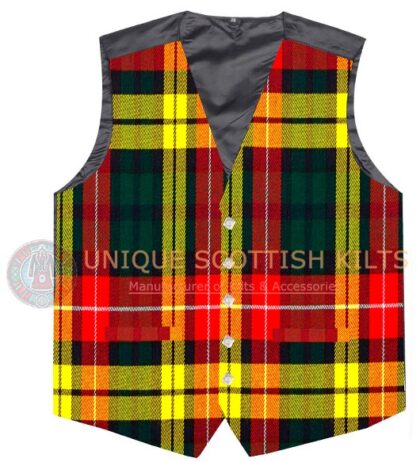 Buchanan Modern Tartan Waistcoat Kilt Vest