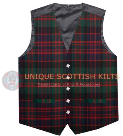 Macdonald Tartan Waistcoat Kilt Vest