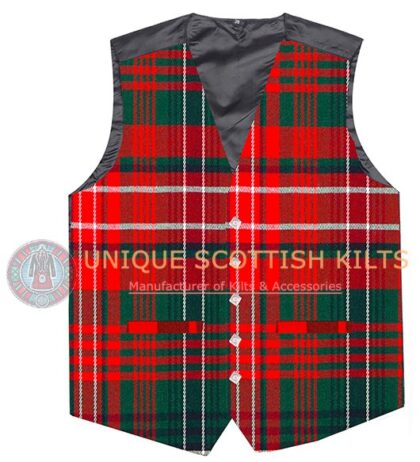 Wilson Modern Tartan Waistcoat Kilt Vest