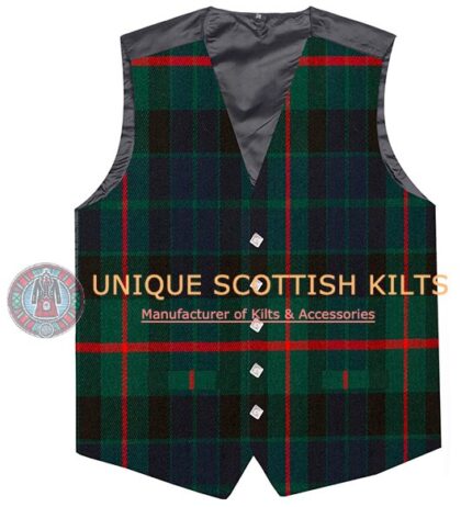 Gunn Modern tartan Waistcoat Kilt Vest