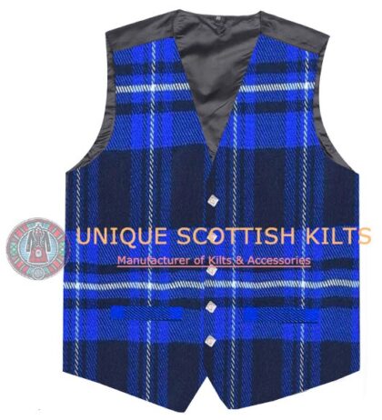 American Patriot Tartan Waistcoat Kilt Vest
