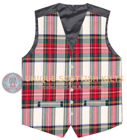 Dress Stewart Tartan Waistcoat Kilt Vest
