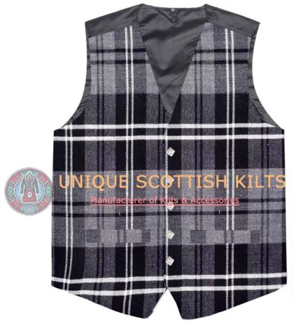 Granite Tartan Waistcoat Kilt Vest