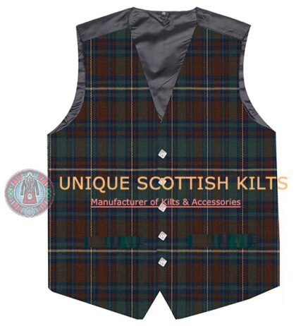 County Kerry Tartan Waistcoat Kilt Vest