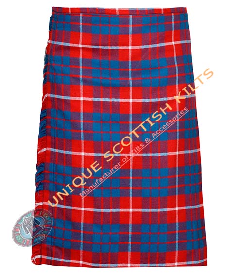 Hamilton red Tartan Kilt