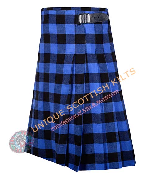 Blue Buffalo plaid Tartan kilt - Image 3