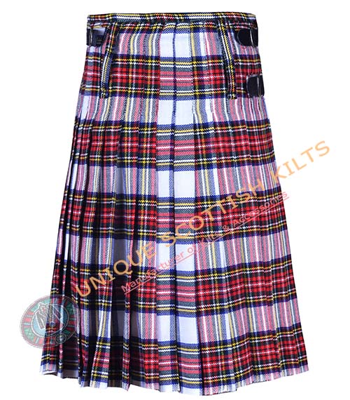 3 Dress Stewart Tartan kilt - Image 3