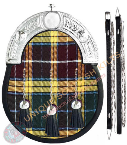 Buchanan Muted Tartan Dress Sporran