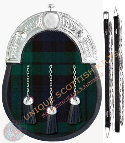 Black Watch Tartan Dress Sporran