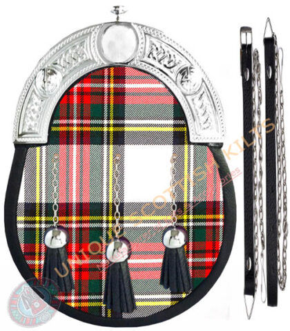 Dress Stewart Tartan Dress Sporran