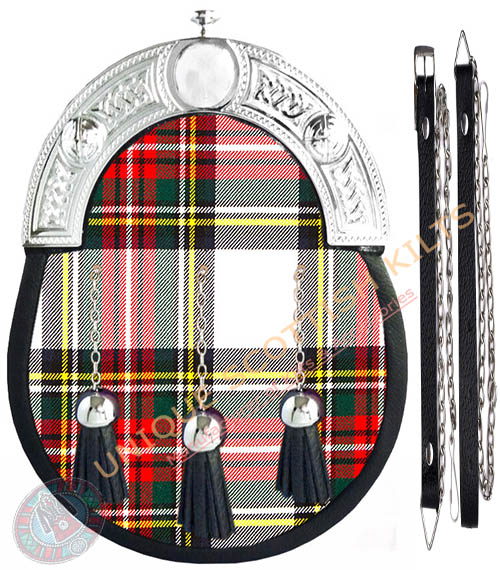 Dress Stewart Tartan Dress Sporran