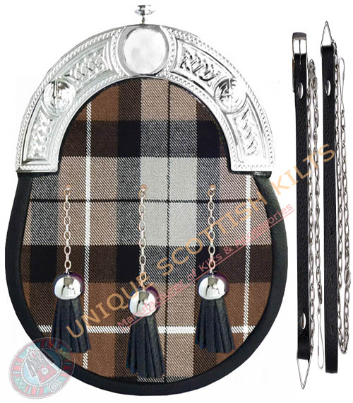Graham Montrose Weathered Tartan Dress Sporran