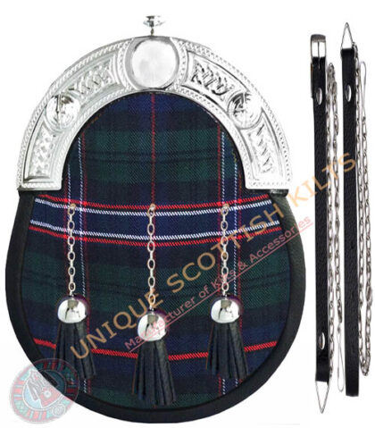 Scottish National Tartan Dress Sporran