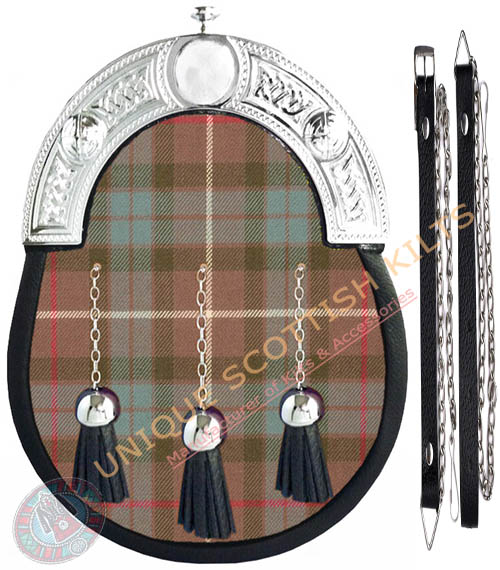 Fraser Weathered Tartan Dress Sporran