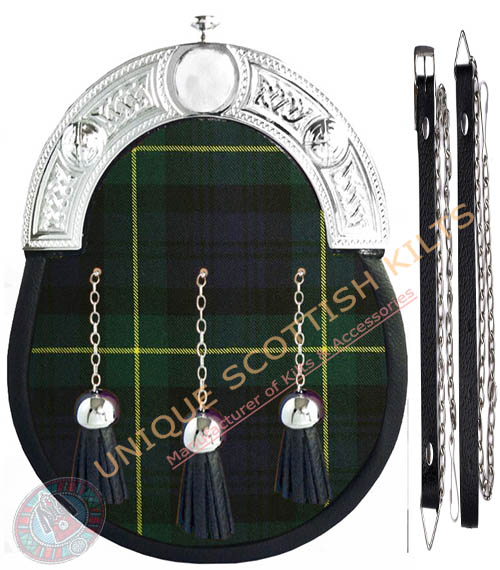 Gordon Tartan Dress Sporran