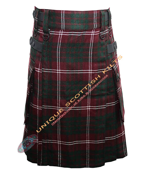 5 Crawford Cotton Adjustable Straps Utility Kilt - Image 2