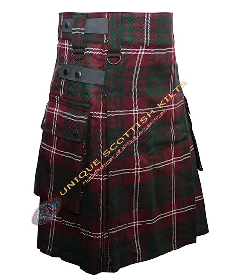 6 Crawford Cotton Adjustable Straps Utility Kilt