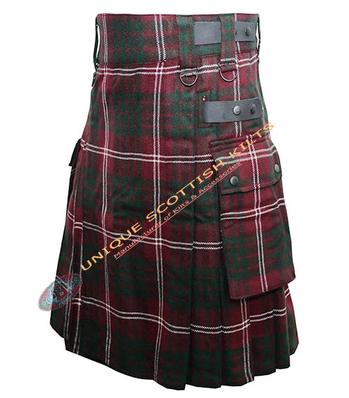 7 Crawford Cotton Adjustable Straps Utility Kilt - Image 3