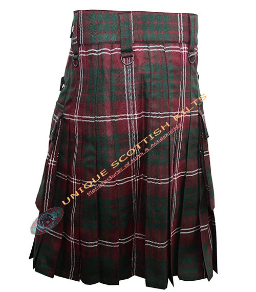 8 Crawford Cotton Adjustable Straps Utility Kilt - Image 4