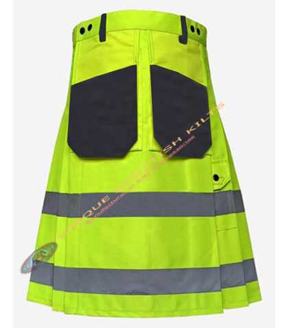 Handmade Firefighter High Visible Cotton Fire Department Utility Kilt