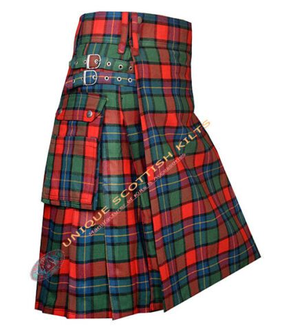 adam tartan utility kilt with adjustable buckles (copy)
