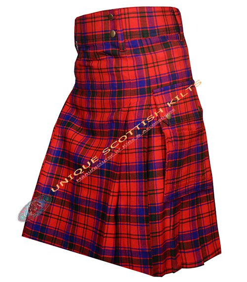 munster irish tartan utility kilt with adjustable buckles (copy)