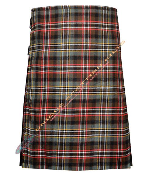 scott weathered tartan 8 yard kilt
