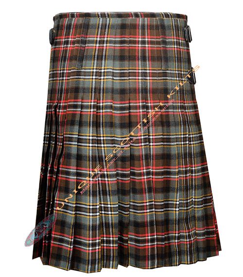 scott weathered tartan 8 yard kilt