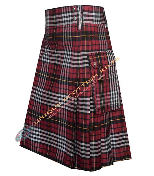 blair ancient tartan utility kilt with adjustable buckles (copy)