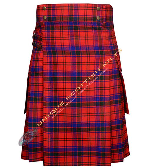 munster irish tartan utility kilt with adjustable buckles (copy)