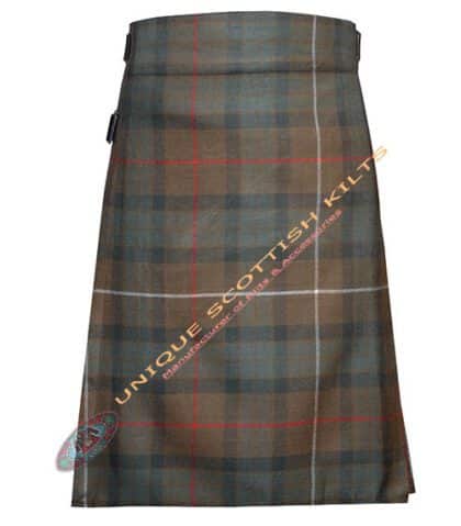 fraser hunting weathered tartan 8 yard kilt