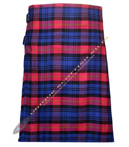 clemson university modern tartan 8 yard kilt