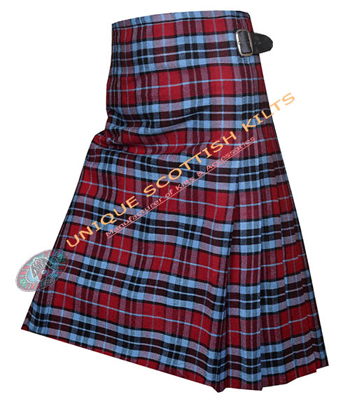 clan thompson red modern tartan 8 yard kilt clan thompson red modern tartan 8 yard kilt