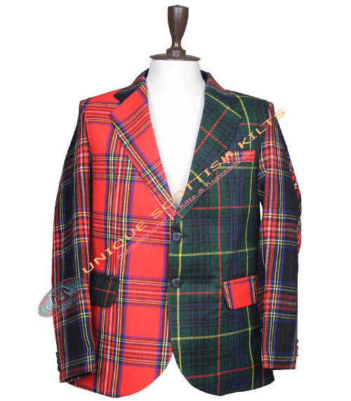 tartan jacket royal stewart modern tartan coat tartan jacket royal stewart modern tartan coat