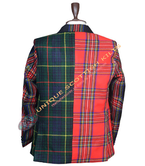 tartan jacket royal stewart modern tartan coat tartan jacket royal stewart modern tartan coat