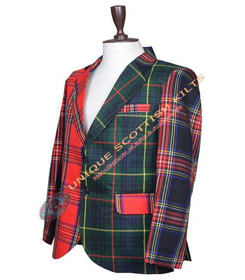 tartan jacket royal stewart modern tartan coat tartan jacket royal stewart modern tartan coat