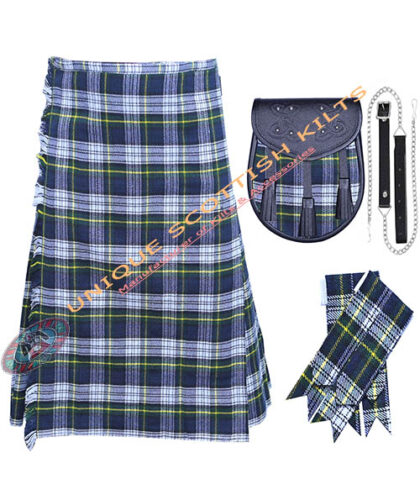 dress gordon tartan 8 yard kilt 3 pcs deal