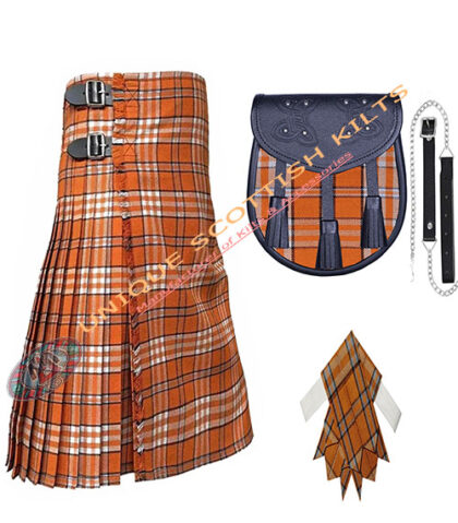 tennessee tartan 8 yard kilt 3 pcs deal