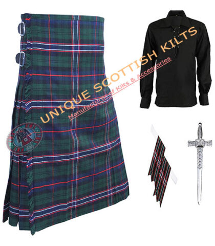 tartan 8 yard kilt 4 pcs deal